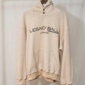 Silhouette hoodie oatmeal front